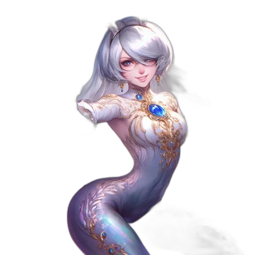 dress, staff, dragon, creature transparent PNG cut-out