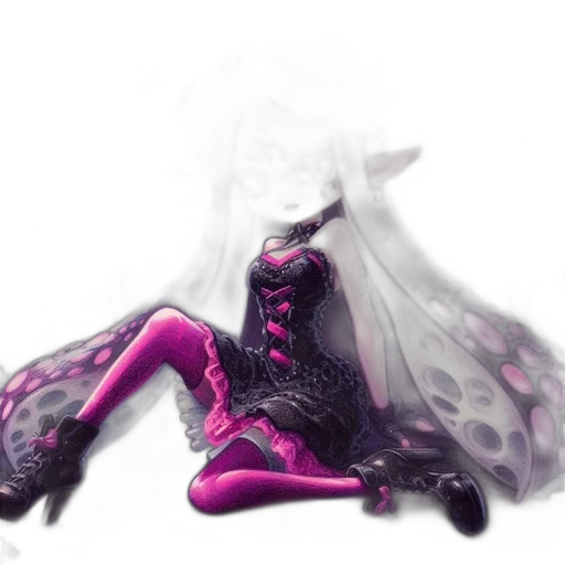 shoes, dress, mask, creature transparent PNG cut-out