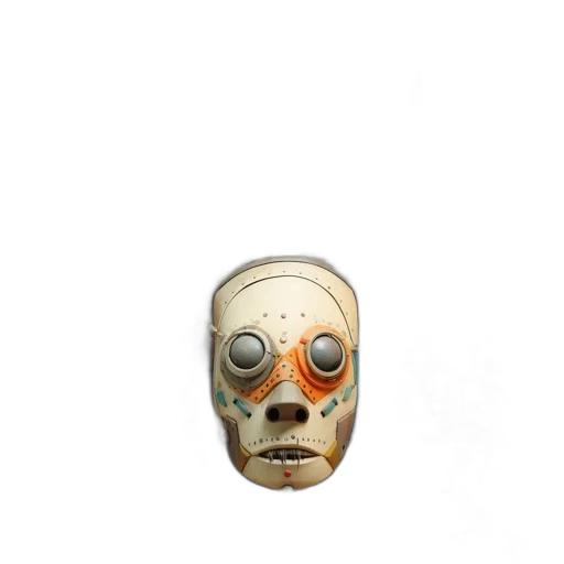 mask, face, staff, creature transparent PNG cut-out