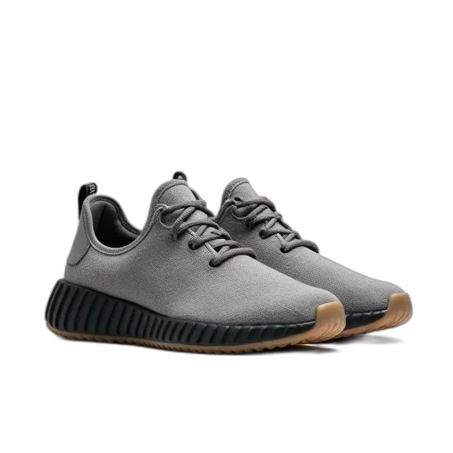 shoes, 3d render, grey, lace transparent PNG cut-out