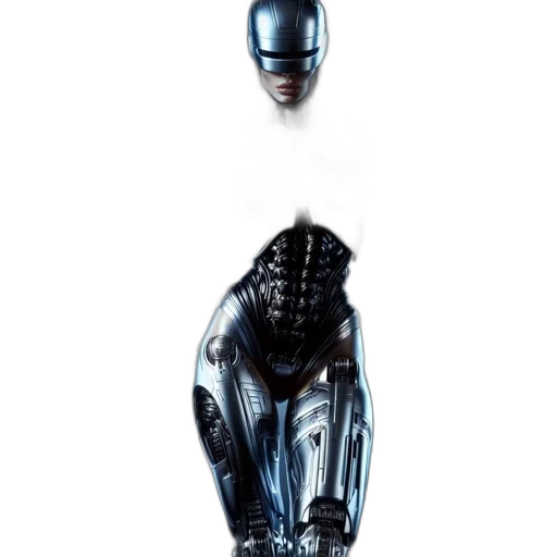 robot, jewelry, mask, creature transparent PNG cut-out
