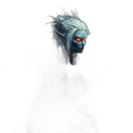 mask, face, creature, staff transparent PNG cut-out