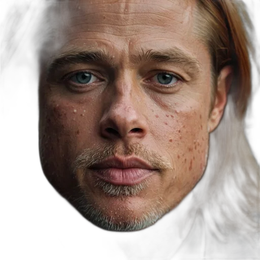 face, mask, hair, robot transparent PNG cut-out