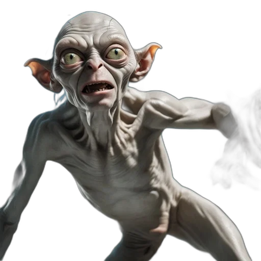 creature, mask, face, staff transparent PNG cut-out