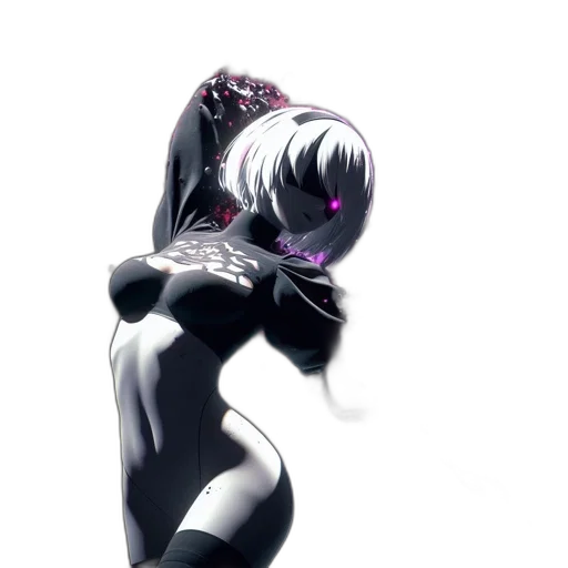 robot, dress, mask, weapon transparent PNG cut-out