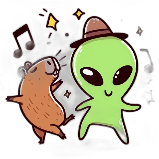 hat, creature, concept art, pixel art transparent PNG cut-out