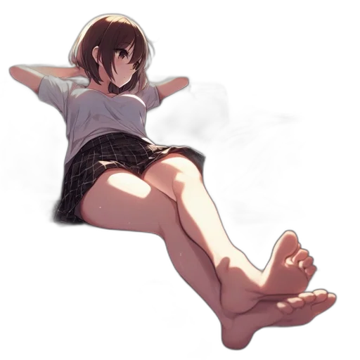 dress, creature, shoes, umbrella transparent PNG cut-out