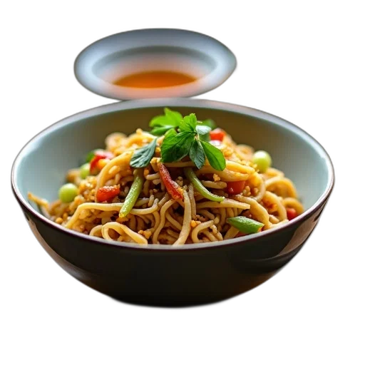 food, photorealistic, 3d render, bowl transparent PNG cut-out