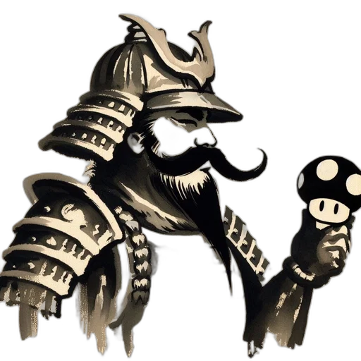robot, staff, mask, weapon transparent PNG cut-out