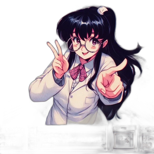 staff, weapon, face, jacket transparent PNG cut-out