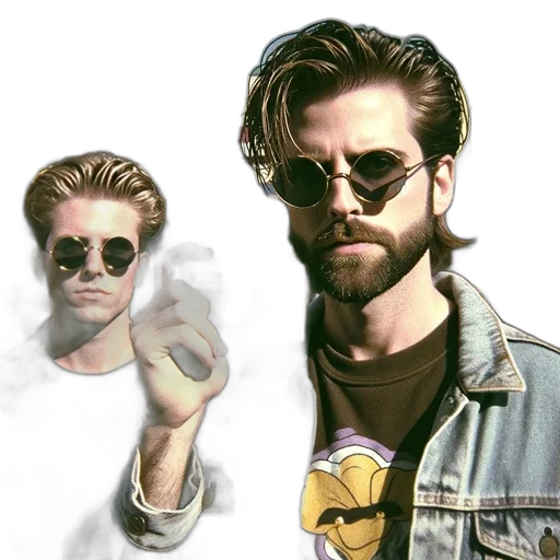 jacket, concept art, pixel art, watercolor transparent PNG cut-out