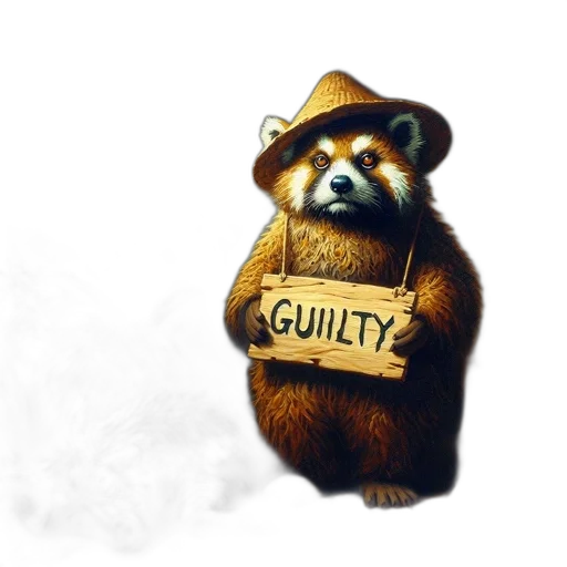 hat, jacket, animal, concept art transparent PNG cut-out