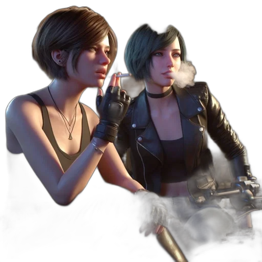 weapon, jacket, concept art, cyberpunk transparent PNG cut-out