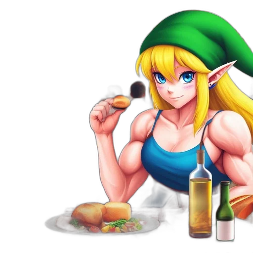 food, weapon, dress, pixel art transparent PNG cut-out