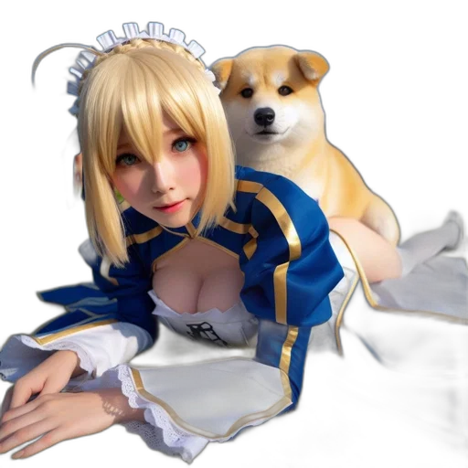 dress, animal, dragon, crown transparent PNG cut-out