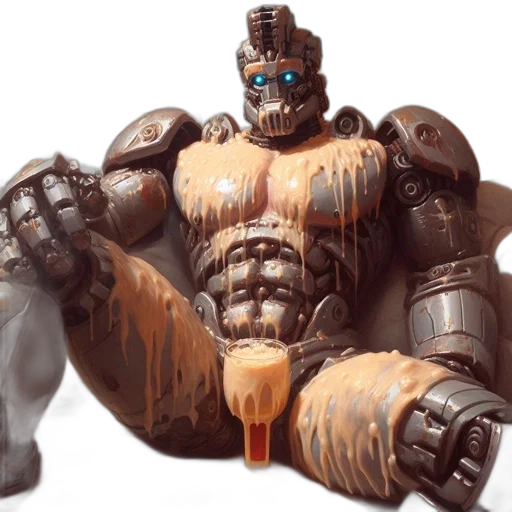 robot, animal, concept art, 3d render transparent PNG cut-out
