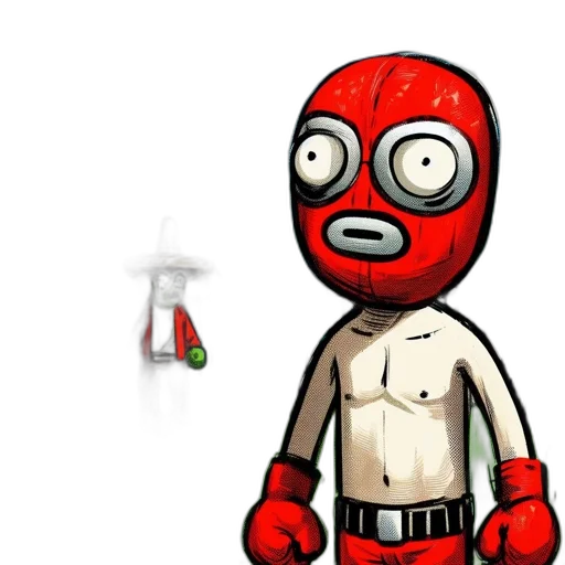 robot, mask, weapon, concept art transparent PNG cut-out