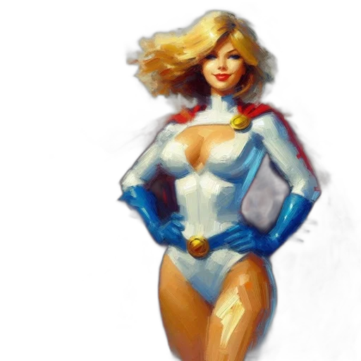comic book art, concept art, fantasy art, photorealistic transparent PNG cut-out