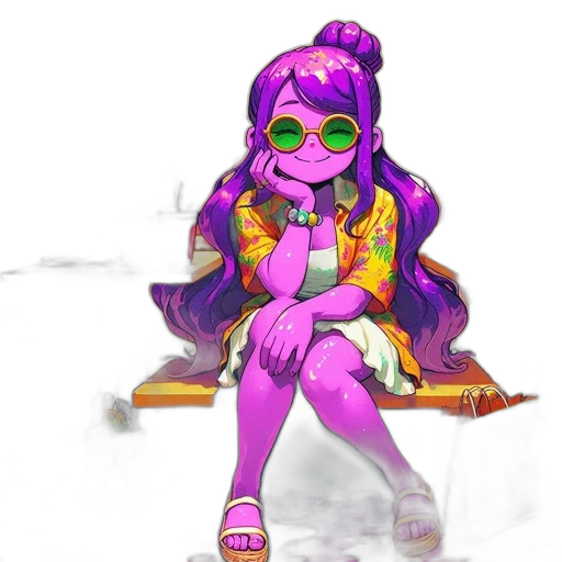staff, concept art, vaporwave, pixel art transparent PNG cut-out