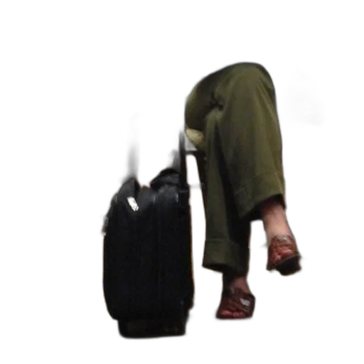 jacket, staff, shoes, umbrella transparent PNG cut-out