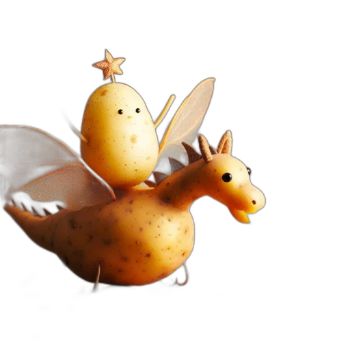 dragon, crown, animal, concept art transparent PNG cut-out