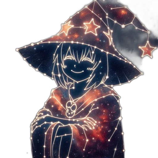hat, staff, mask, dress transparent PNG cut-out