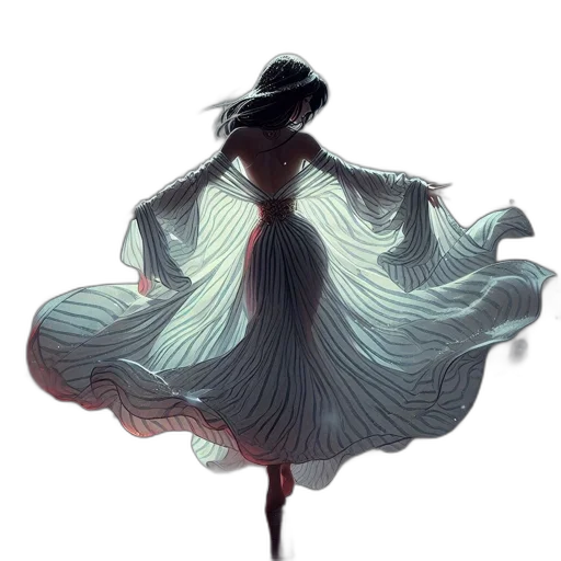 dress, crown, hair, flower transparent PNG cut-out