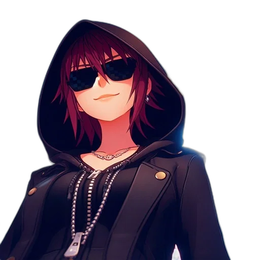 jacket, staff, concept art, anime transparent PNG cut-out