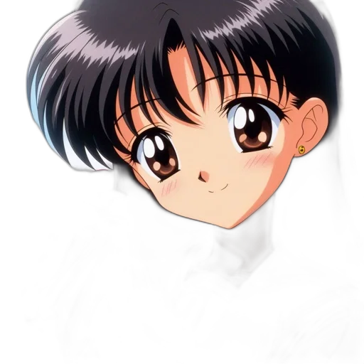 face, hair, staff, anime transparent PNG cut-out