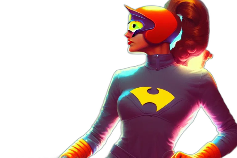 comic book art, concept art, 3d render, cartoon transparent PNG cut-out