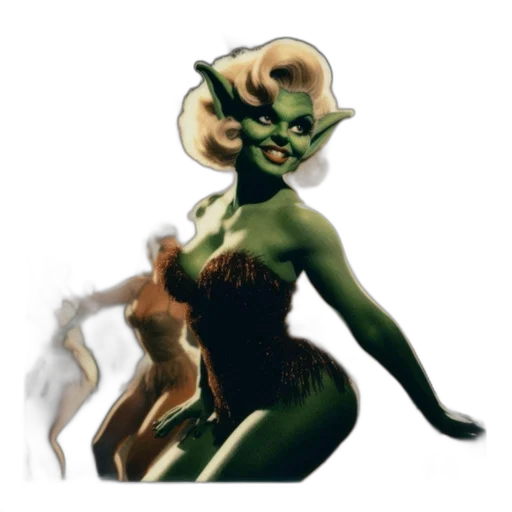 mask, creature, staff, face transparent PNG cut-out