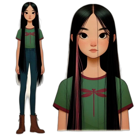 dress, hair, concept art, fantasy art transparent PNG cut-out