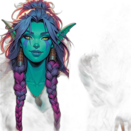 fantasy art, concept art, pixel art, comic book art transparent PNG cut-out