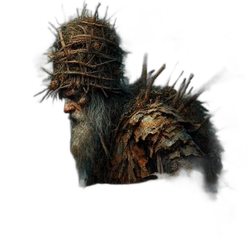hair, hat, crown, creature transparent PNG cut-out