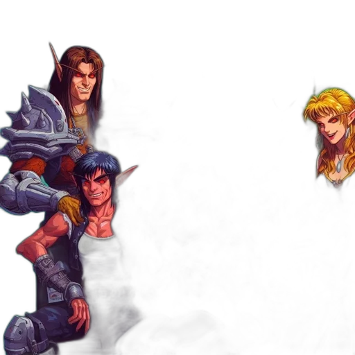 sword, fantasy art, concept art, pixel art transparent PNG cut-out