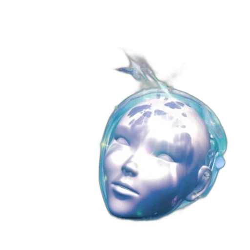 robot, crown, mask, jewelry transparent PNG cut-out