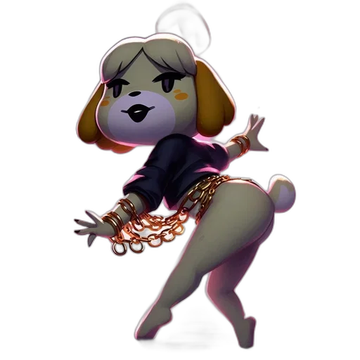 staff, animal, creature, concept art transparent PNG cut-out
