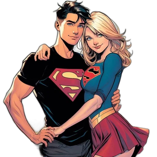 comic book art, concept art, two, individuals transparent PNG cut-out