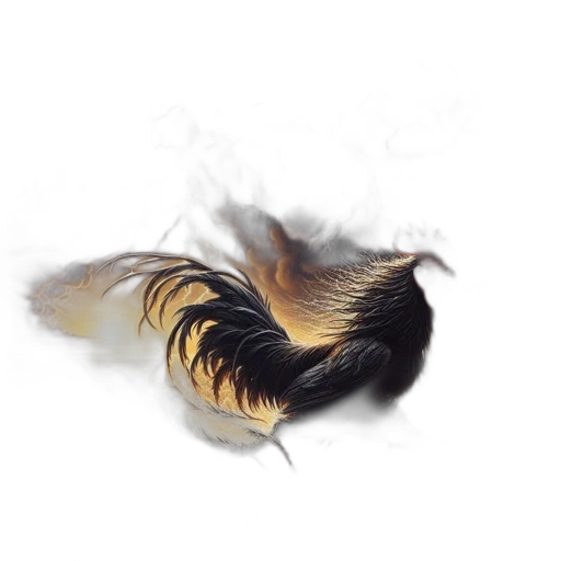 hair, dragon, animal, creature transparent PNG cut-out