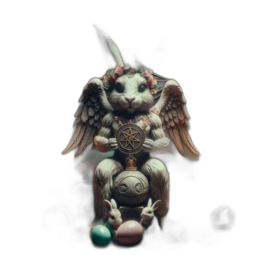dragon, staff, jewelry, creature transparent PNG cut-out
