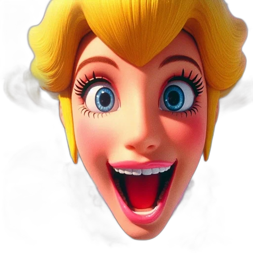 face, mask, 3d render, photorealistic transparent PNG cut-out