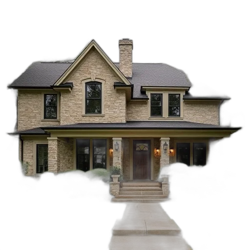 building, crown, furniture, 3d render transparent PNG cut-out