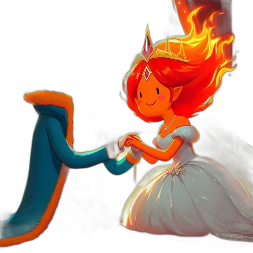 crown, dress, staff, concept art transparent PNG cut-out