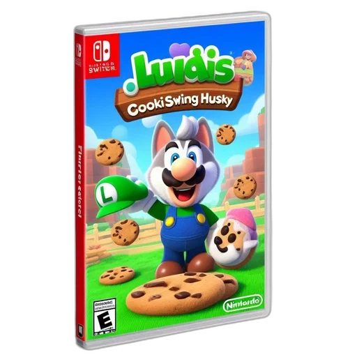 3d render, concept art, nintendo, switch transparent PNG cut-out