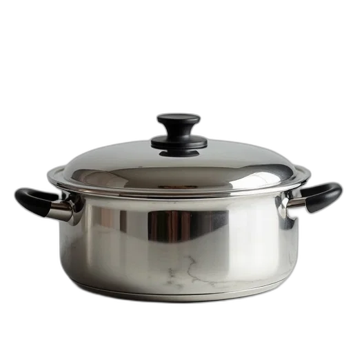 food, 3d render, stainless, steel transparent PNG cut-out