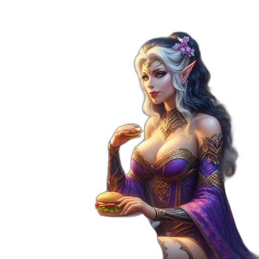 jewelry, dress, fantasy art, concept art transparent PNG cut-out