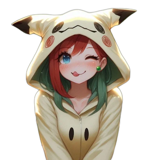 mask, staff, face, creature transparent PNG cut-out