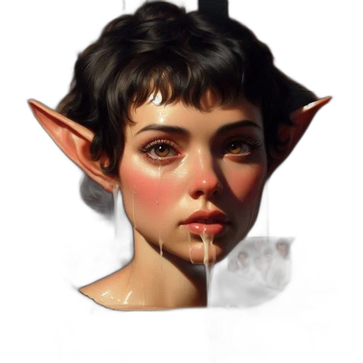 face, mask, staff, dragon transparent PNG cut-out
