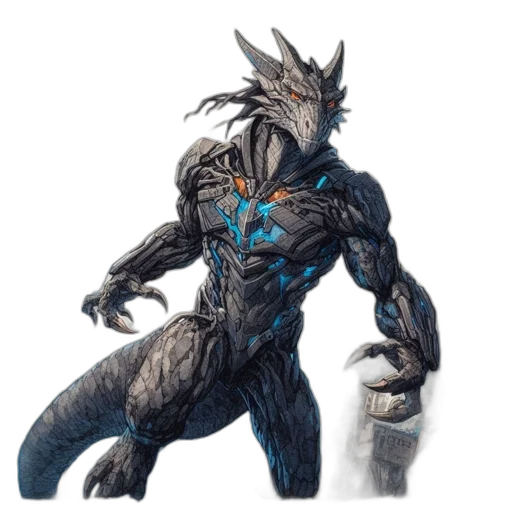 creature, animal, dragon, staff transparent PNG cut-out