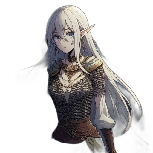 dragon, staff, dress, sword transparent PNG cut-out